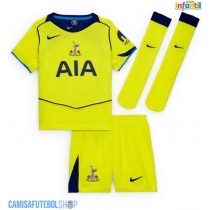 Camisa de time de futebol Tottenham Hotspur Radu Dragusin #3 Replicas 3º Equipamento Infantil 2025-26 Manga Curta (+ Calças curtas)